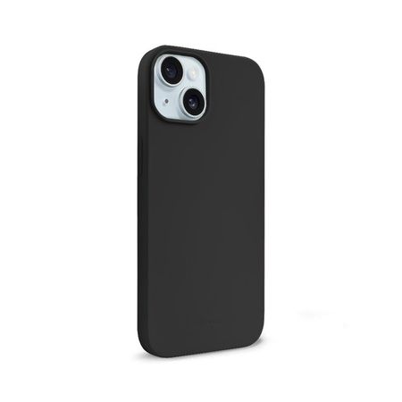 Crong Color Cover - Custodia per iPhone 15 (Nero)