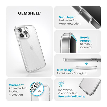 Speck Gemshell - Pouzdro pro iPhone 15 Pro Max (čiré)