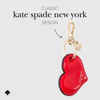 Kate Spade New York Charm Keychain - Ochranné pouzdro s přívěskem pro Apple AirTag (Srdce)