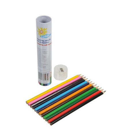 Topwrite - Set of pencil crayons 12 pcs. with sharpener