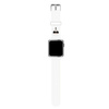 Karl Lagerfeld Silikonový řemínek Karl Head pro Apple Watch 38/40/41 mm (bílý)