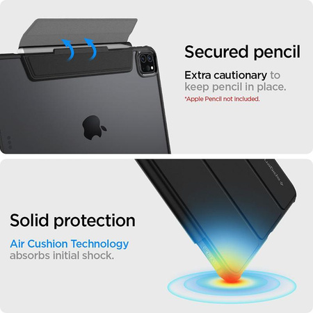 Spigen Ultra Hybrid Pro - tok iPad Pro 11" (2022-2020) (Fekete)