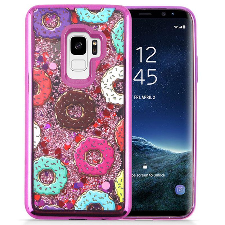 Zizo Liquid Glitter Star Case - pouzdro pro Samsung Galaxy S9 (Donuts)