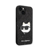 Karl Lagerfeld NFT Glitter Choupette Patch - iPhone 14 Plus Case (black)