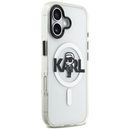 Karl Lagerfeld IML Karl Sketch Logo MagSafe - iPhone 17 tok (átlátszó)