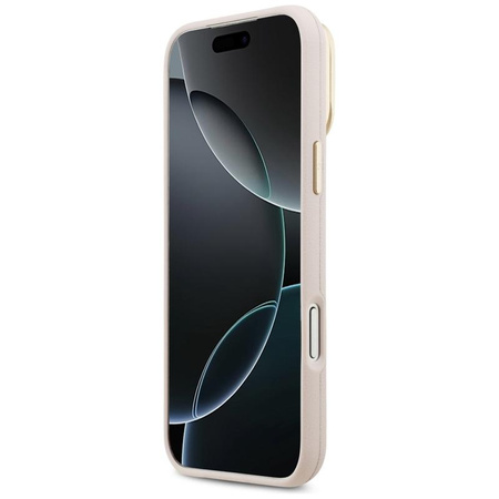 ETUI DO IPHONE 17 PRO MAX GUESS ORYGINALNE RÓŻOWE Z PODSTAWKĄ MODNE CASE