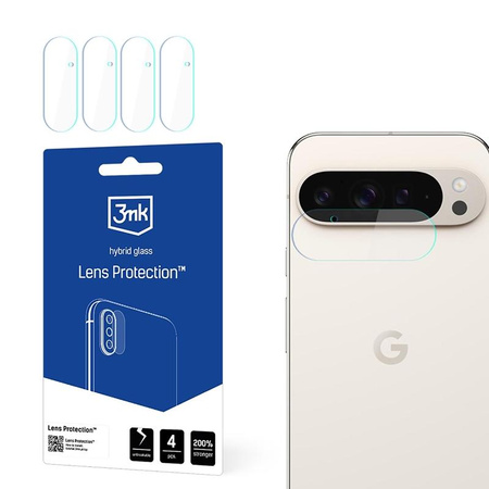 3mk objektív védelem - Google Pixel 9 Pro XL kamera objektív üveg (4 készlet)