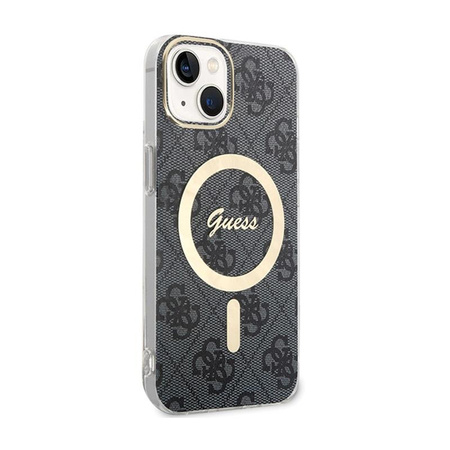Guess 4G MagSafe - étui pour iPhone 15 (noir)
