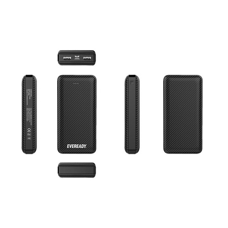 Eveready PX20B - Powerbank 20000 mAh 2x USB-A (Black)