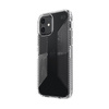Speck Presidio Perfect-Clear with Grips - iPhone 12 / iPhone 12 Pro Case with MICROBAN Coating (Clear)
