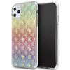 Guess 4G Peony Electroplated Pattern - Coque iPhone 11 Pro Max (arc-en-ciel)
