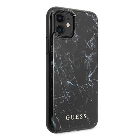 Guess Marble - iPhone 11 tok (fekete)