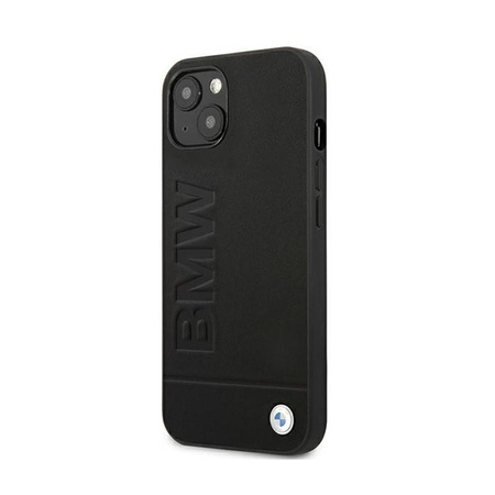 BMW Signature Logo Imprint - Coque pour iPhone 13 (Noir)