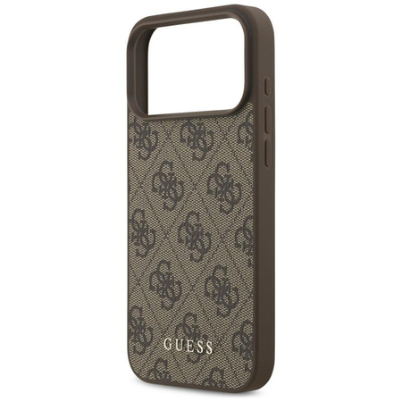 ETUI DO IPHONE 17 PRO MAX BRĄZOWE GUESS CLASSIC ORYGINALNE ELEGANCKIE CASE