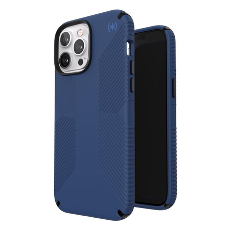 Speck Presidio2 Grip - Csúszásgátló tok iPhone 13 Pro Max készülékhez (Coastal Blue/Black)
