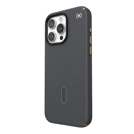 Speck Presidio2 Pro ClickLock & MagSafe - iPhone 15 Pro Max Case (Charcoal Grey / Cool Bronze)