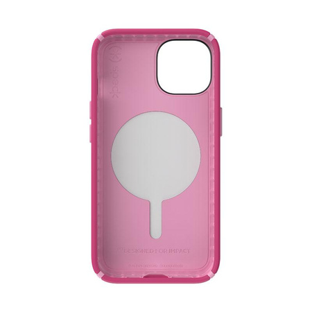 Speck Presidio2 Pro MagSafe - Antibacterial iPhone 14 / iPhone 13 Case (Digitalpink / Blossompink / White)