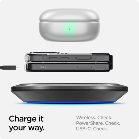 Spigen Airskin - Etui pour Samsung Galaxy Z Flip 4 (Transparent)