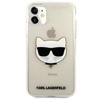 Karl Lagerfeld Choupette Head Glitter - pouzdro pro iPhone 11 (zlaté)