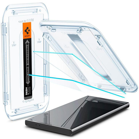 Spigen GLAS.TR EZ FIT 2er-Pack - Gehärtetes Glas für Samsung Galaxy S24 Ultra (2 Stück)