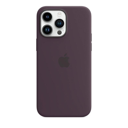 Apple Silicone Case - Silikonowe etui z MagSafe do iPhone 14 Pro Max (jagodowy)