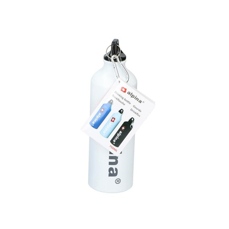 Alpina - Alumínium palack karabinerrel 750 ml (fehér)