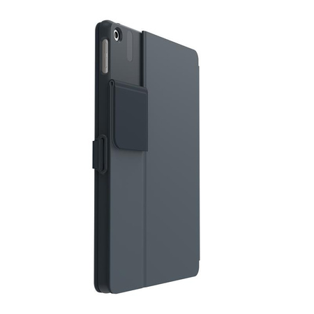 Speck Balance Folio - Étui pour iPad 10.2" 9 (2021) / 8 (2020) / 7 (2019) avec revêtement MICROBAN (Stormy Grey/Charcoal Grey)