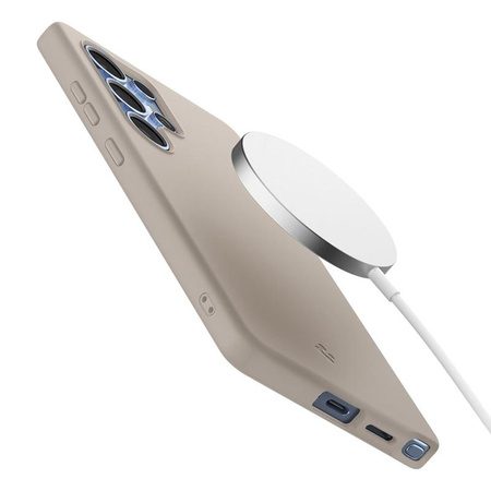 Spigen Silicone Fit MagSafe - tok Samsung Galaxy S25 Ultra (természetes titán)