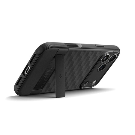 ETUI DO IPHONE 17 PRO do MAGSAFE SPIGEN PARALLAX ORYGINALNE CZARNE CASE