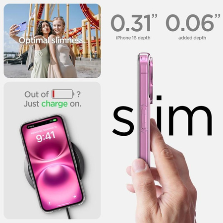 Spigen Liquid Crystal Mag MagSafe - Hülle für iPhone 16 (Clear)