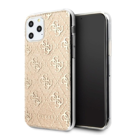 Guess 4G Glitter - iPhone 11 Pro Max Case (Gold)