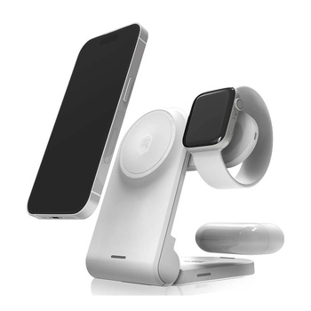STM ChargeTree MAG - 3 az 1-ben mobil vezeték nélküli töltő MagSafe-vel (fehér)