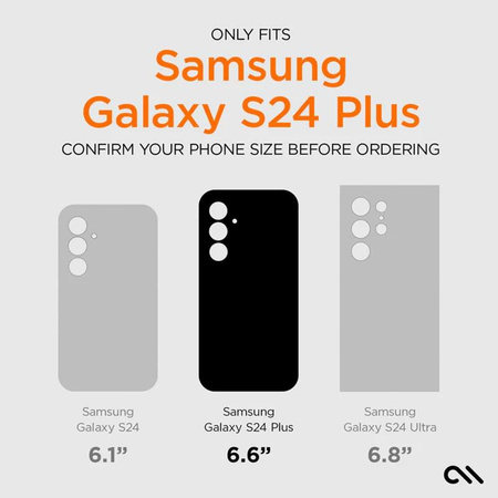 Case-Mate Ultra Tough Clear D3O - Schutzhülle für Samsung Galaxy S24+ (Transparent)