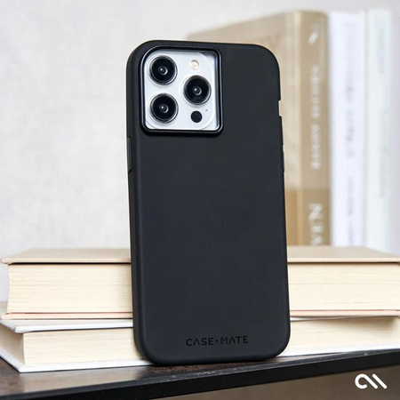 Case-Mate Silikon MagSafe - Hülle für iPhone 15 Pro (Schwarz)