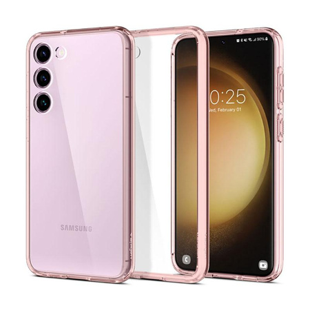 Spigen Ultra Hybrid - Etui pour Samsung Galaxy S23 (Rose Crystal)
