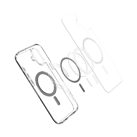 Spigen Ultra Hybrid Mag MagSafe - Pouzdro pro iPhone 16 (Carbon Fiber)