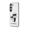 Karl Lagerfeld IML Glitter NFT Karl & Choupette - Samsung Galaxy S23+ Case (transparent)