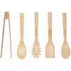 Alpina - Set of bamboo cooking utensils 5 pcs. (gray)