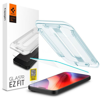 Spigen GLAS.TR EZ FIT Privacy - Gehärtetes Glas mit Sichtschutzfilter für iPhone 16 Pro Max