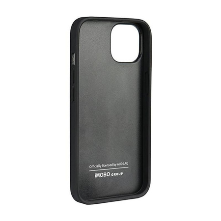 Audi Echtes Leder - iPhone 12 / iPhone 12 Pro Tasche (Schwarz)