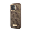 Guess 4G Logo Platte MagSafe - iPhone 13 Pro Max Tasche (braun)