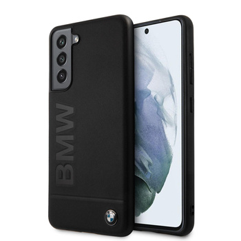 Bmw Leather Hot Stamp - Étui Samsung Galaxy S21 FE (noir)
