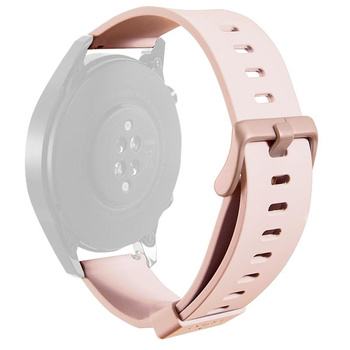 PURO ICON Multibrand csuklópánt - Univerzális okosóra szíj 22 mm (S/M & M/L) (homokrózsaszín)