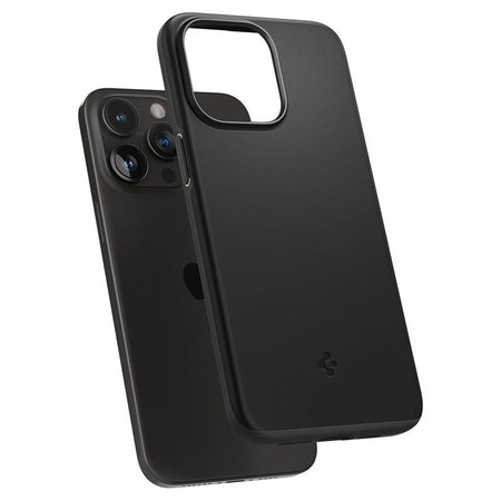 Spigen Thin Fit - Etui do iPhone 15 Pro (Czarny)