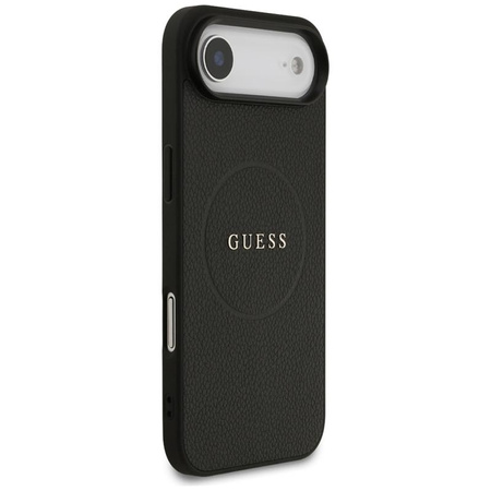 Guess Grained Ring MagSafe - Pouzdro iPhone Air (černý)