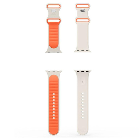 Spigen Nano Pop – Řemínek pro Apple Watch 44/45/46/49 mm (Oranžová Béžová)