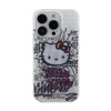 Hello Kitty IML Kitty On Bricks Graffiti - Coque pour iPhone 13 Pro (blanc)