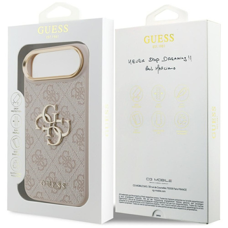 Guess 4G Big 4G Classic Logo - Case iPhone Air (Pink / Gold)