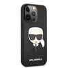 Karl Lagerfeld Saffiano Ikonik Karl`s Head - iPhone 13 Pro tok (fekete)