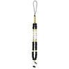 Hello Kitty Pearls and Beads Kitty Charm - Telefon-Anhänger (schwarz)